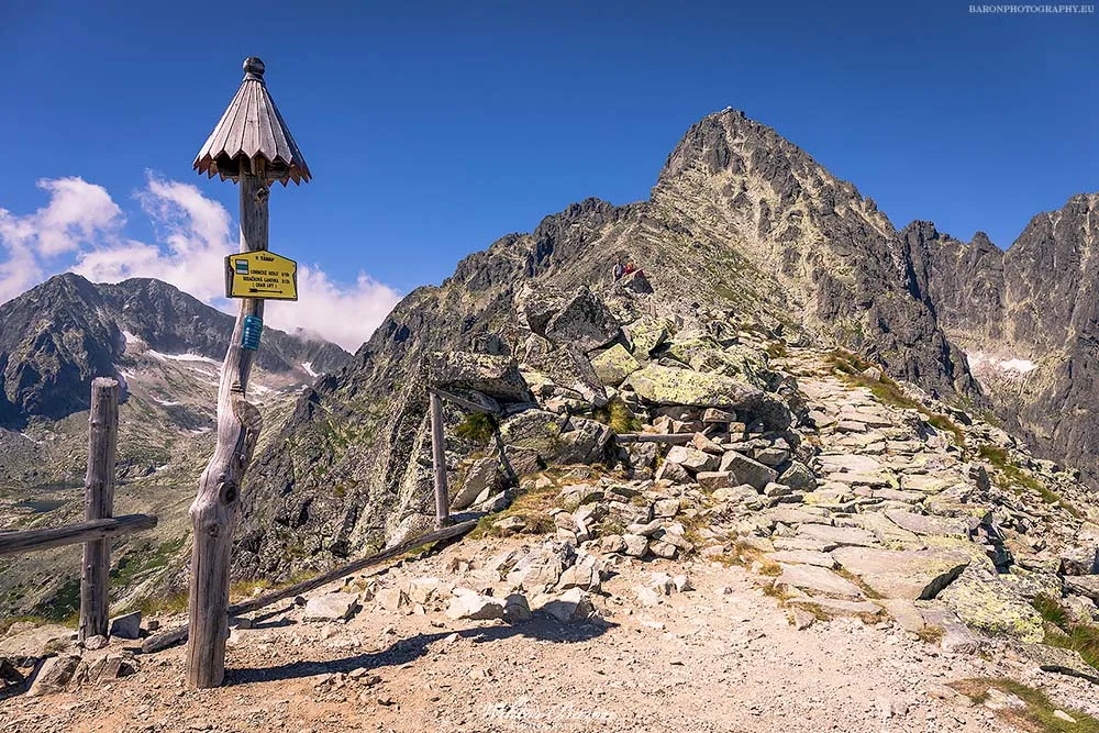 Tatry 22 SZLAK W TATRACH - Lomnické sedlo
