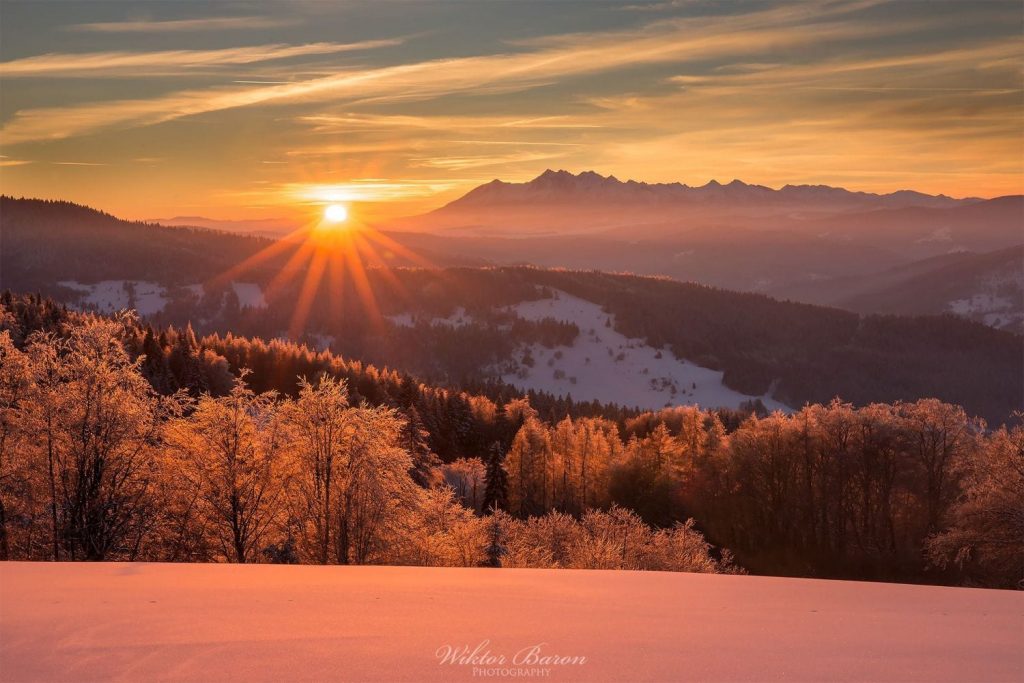 Obraz Beskid Sądecki – fotoobraz na płótnie