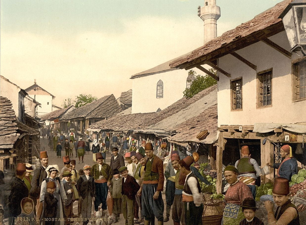 Mostar w 1890 roku