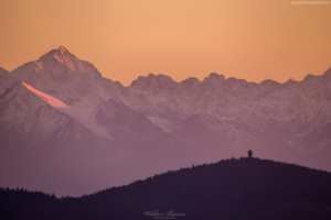 Widok na Lubań i Tatry