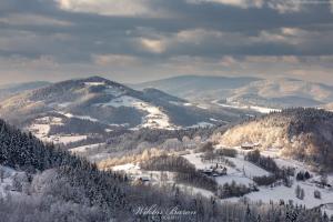 Beskid Wyspowy Zima