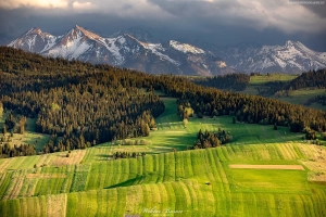 Widok z Grandeusa na Tatry 