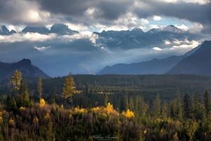 Widok na Tatry Wysokie z Głodówki