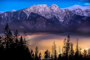 Widok na Giewont z Gubałówki 