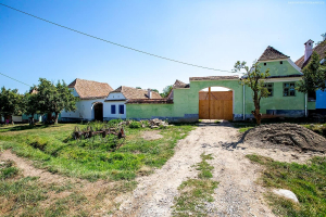 Zabudowania wsi Viscri w Transylwanii  