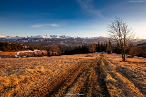 Widok na Tatry z Gliczarowa 