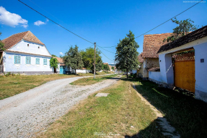 Zabudowania wsi Viscri w Transylwanii  