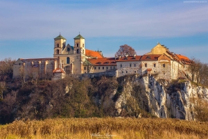 Klasztor w Tyńcu, widok z Piekar 